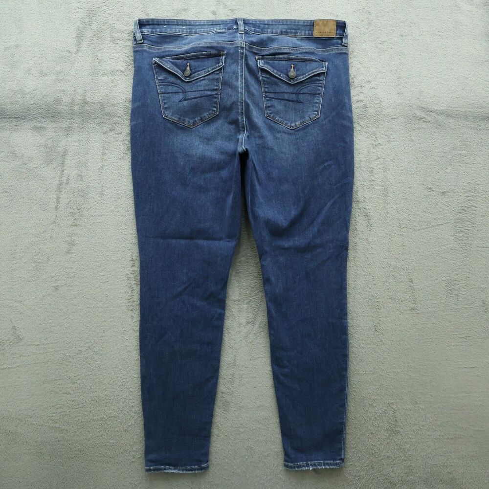 American Eagle Jeans Women's Size 18R High-Rise Jegging Denim 29" Inseam Stretch